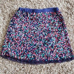 Girls Peek sequin skirt